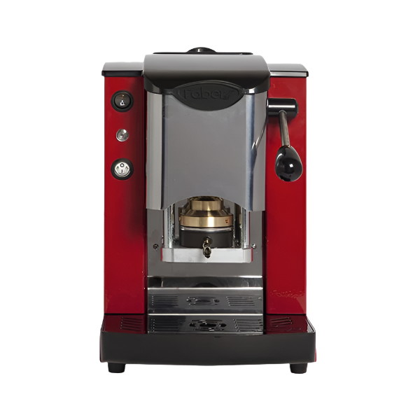 FABER E.S.E SLOT ESPRESSO MACHINE INOX ROSSO-NERO PLAST