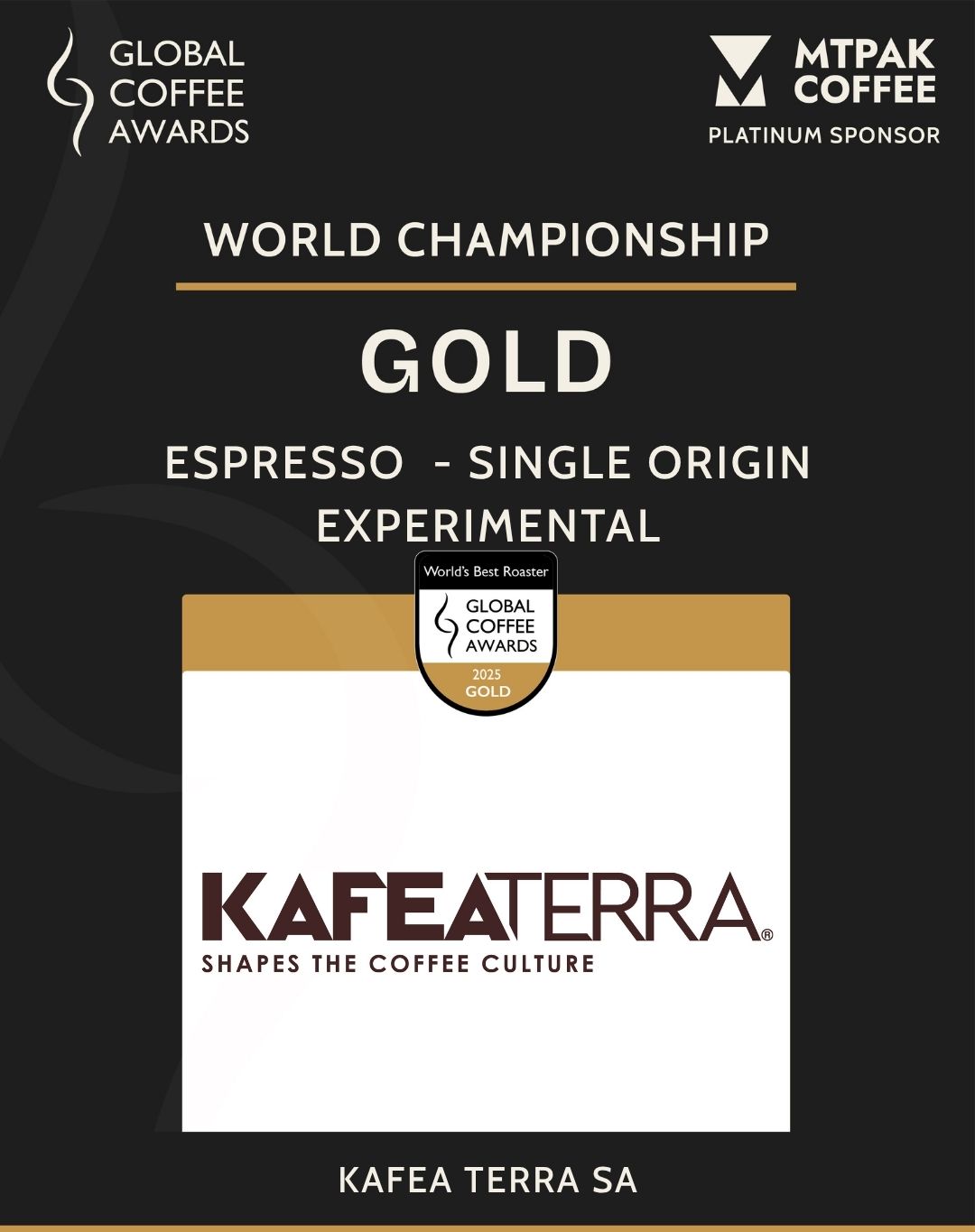 Goud — Espresso, Single Origin Experimental