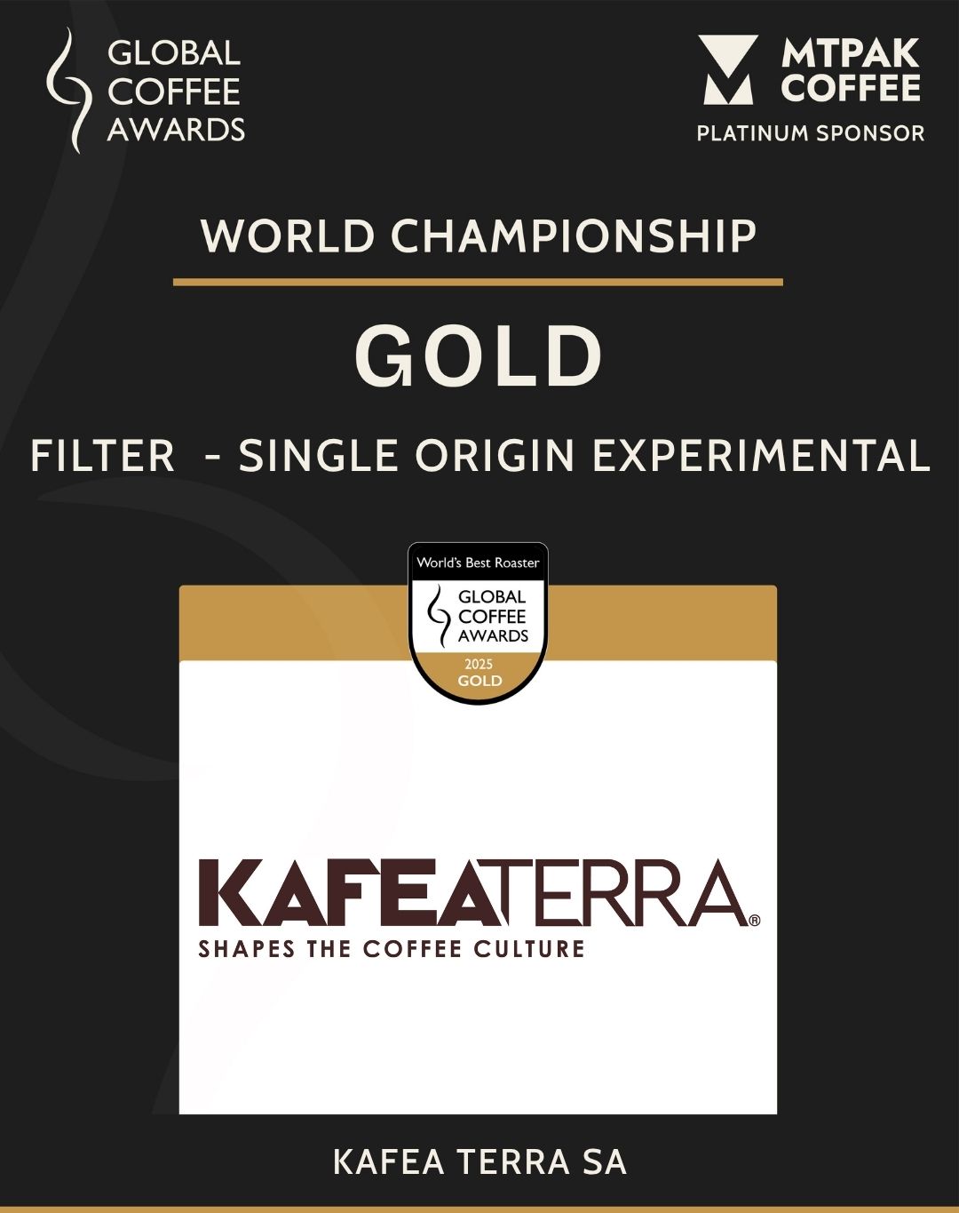 Goud — Filter, Single Origin Experimental