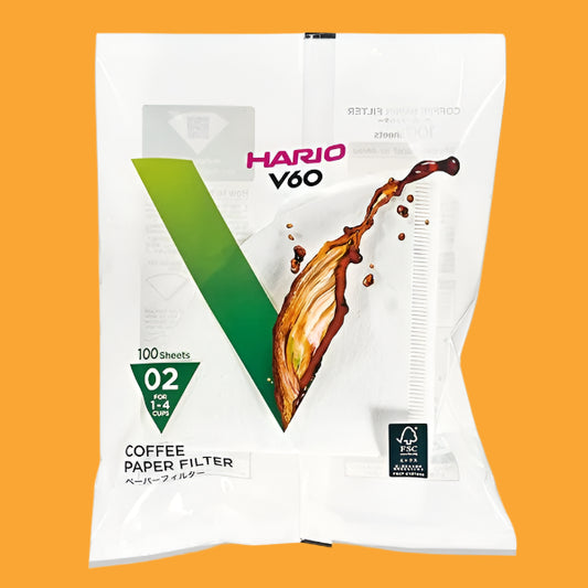 Hario V60 coffee filters size 02 white - Coffee filters - 100 pieces